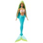 BAMBOLA BARBIE DREAMTOPIA SIRENA CAPELLI VERDI E CODA CELESTE MATTEL HRR02 HRR03