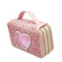 ASTUCCIO GIRABRILLA TWEED 3 LIVELLI ROSA NICE 19085 19086