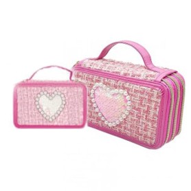 ASTUCCIO GIRABRILLA TWEED 3 LIVELLI MAGENTA NICE 19085 19087