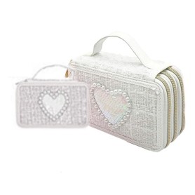 ASTUCCIO GIRABRILLA TWEED 3 LIVELLI BIANCO NICE 19085 19088