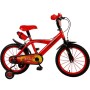 BICICLETTA PER BAMBINI 16" CON PARAFANGHI DISNEY CARS LUBEX 34605