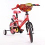 BICICLETTA PER BAMBINI 12" DISNEY CARS CON PARAFANGHI E BORRACCIA LUBEX 34584