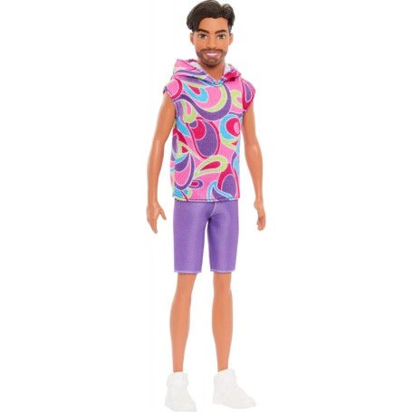 BAMBOLA KEN FASHIONISTAS DI BARBIE CON BARBA MATTEL HRH26