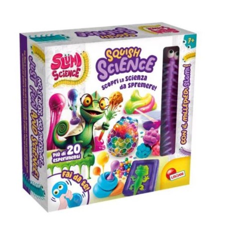 SQUISH SCIENCE SCOPRI LA SCIENZA DA SPREMERE SLUMI SCIENCE LISCIANI 110339