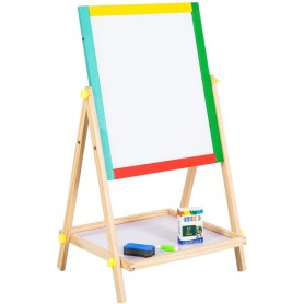 LAVAGNA 2 IN 1 IN LEGNO CON ACCESSORI INCLUSI MONI TRADE GT080202