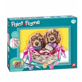 SET PITTURA PAINT E FRAME CON CUCCIOLI ADORABILI AS 41019