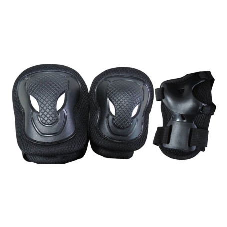 SET DI PROTEZIONI ADULTI CON GINOCCHIERE, GOMITIERE E PARAPOLSI REGOLABILI NEXTREME GRG017