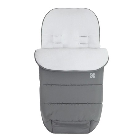 SACCO IMBOTTITO E COPRIGAMBE GRIGIO PER PASSEGGINO KIKKABOO 311080401