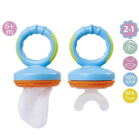 RETE ALIMENTARE E MASSAGGIA GENGIVE 2 IN 1 KIOKIDS 1307