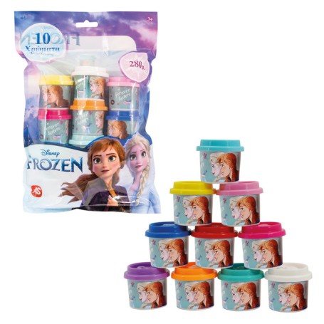 PLASTILINA DISNEY FROZEN 10 VASETTI FROZEN AS 1045-03598