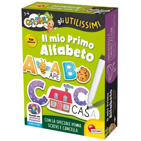 IL MIO PRIMO ALFABETO CAROTINA GLI UTILISSIMI LISCIANI 102334
