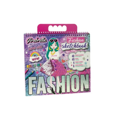 GIRABRILLA FASHION SKETCH BOOK NICE 02589