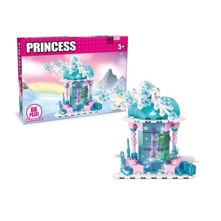 CASTELLO DELLE PRINCIPESSE COSTRUZIONI CLICK CLACK DA 66 PEZZI TEOREMA 68560