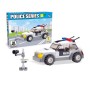 AUTO DELLA POLIZIA COSTRUZIONI CLICK CLACK DA 55 PEZZI TEOREMA 68555