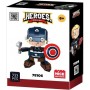 COSTRUZIONI HEROES BRICKS BLUE SOLDIER NICE 78106