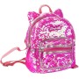 ZAINO KITTY MAGENTA BIANCO GIRABRILLA MINI BACKPACK NICE 02508