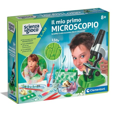 IL MIO PRIMO MICROSCOPIO SCIENZA E GIOCO CLEMENTONI 19347