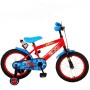 BICICLETTA PER BAMBINI 16" MARVEL SPIDERMAN CON CON BORRACCIA, 2 FRENI, MOVIMENTI A SFERA 21664