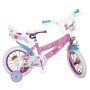 BICICLETTA PER BAMBINI 16" FANTASY WALK CON 2 FRENI E CESTINO TOIMSA 16227