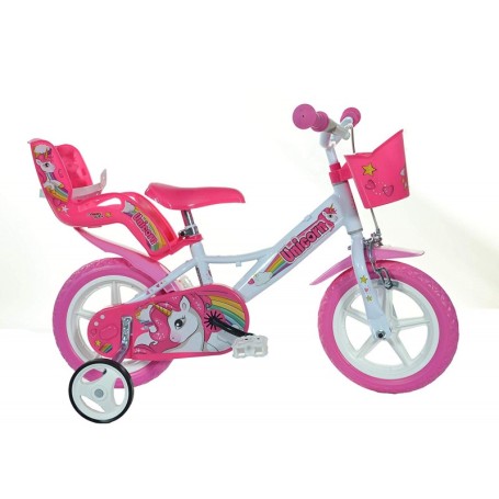 BICICLETTA PER BAMBINI 12" UNICORN DINO 124RLUN
