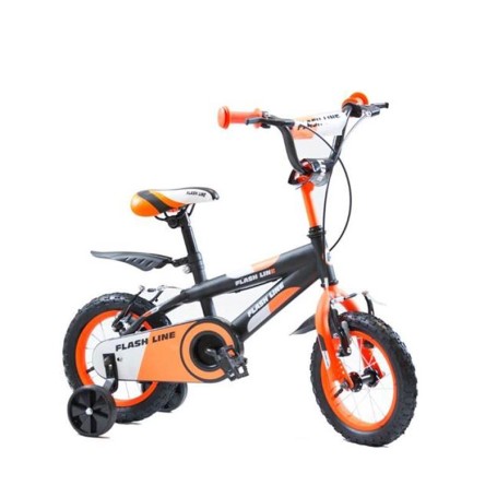 BICICLETTA PER BAMBINI 12" FLASH LINE ARANCIONE SFERA BKT FLA12