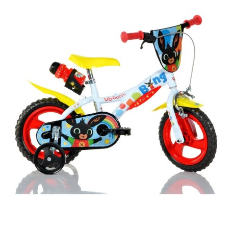 BICICLETTA PER BAMBINI 12" BING CON BORRACCIA E FRONTALINO DINO BIKE 612L05BG