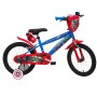 BICICLETTA PER BAMBINI 16'' MARVEL AVENGERS CON 2 FRENI, BORRACCIA E FRONTALINO LUBEX 36588