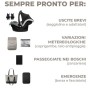 TRIO PRIME 2 SHADOW GRIGIO 3 IN 1 CON BORSA, FASCIATOIO, ZANZARIERA E MATERASSINO PER NAVICELLA KINDERCRAFT 21768