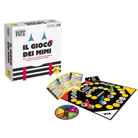 IL GIOCO DEI MIMI GIOCO DI SOCIETÀ LUDOTECA POCKET LISCIANI 110469