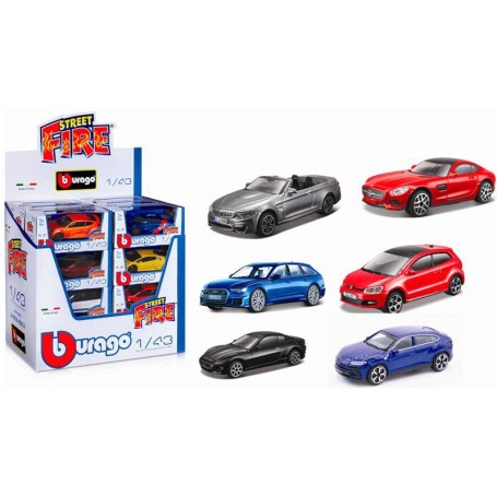 VEICOLO AUTO STREET FIRE SCALA 1:43 DIE-CAST BBURAGO 390616 CT2