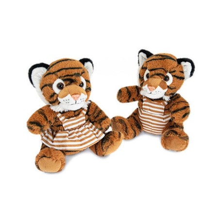 PELUCHE TIGRE SEDUTA CON VESTITINO 21 CM NICE & GOOD TEOREMA 39416