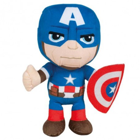 PELUCHE MARVEL AVENGERS 30 CM CAPITAN AMERICA PTS 9360D