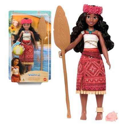 BAMBOLA DISNEY PRINCIPESSE VAIANA CANTANTE OCEANIA 2 MATTEL JBT61