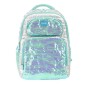 ZAINO SCUOLA GIRABRILLA PIUMINO AZZURRO E ARGENTO NICE 19016 19018