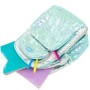 ZAINO SCUOLA GIRABRILLA PIUMINO AZZURRO E ARGENTO NICE 19016 19018