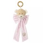FIOCCO DELLA NASCITA CON ORSETTO E NASTRO ROSA 100% COCCOLE DECAR 25505