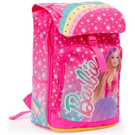 ZAINO BARBIE ESTENSIBILE CON SPALLACCI IMBOTTITI E TASCHE COMODE GIOCHI PREZIOSI BA942000