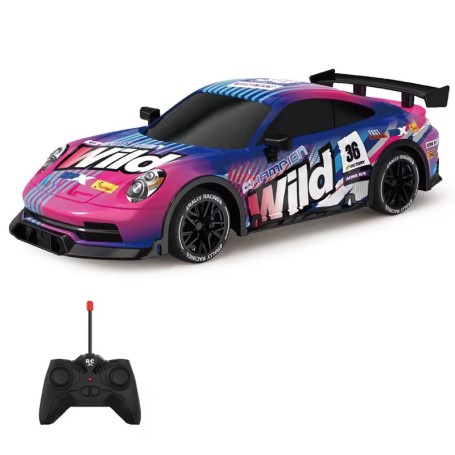 VEICOLO RADIOCOMANDATO LAMPO RACE CARS WILD 36 CON LED, SUONI E 7 FUNZIONI HT HT 146