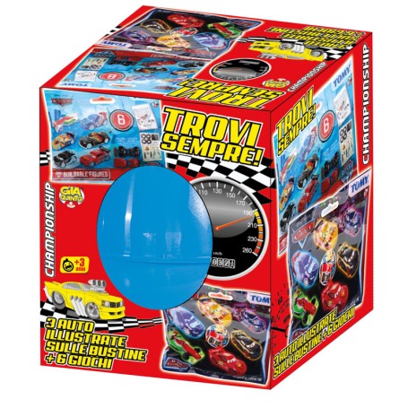 UOVO DI PASQUA DISNEY CARS CON 9 SORPRESE GIAQUINTO GVC 9915