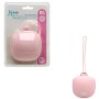 PORTA CIUCCIO IN SILICONE ROSA KIOKIDS 03728