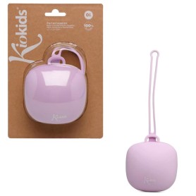 PORTA CIUCCIO IN SILICONE LAVANDA KIOKIDS 05365