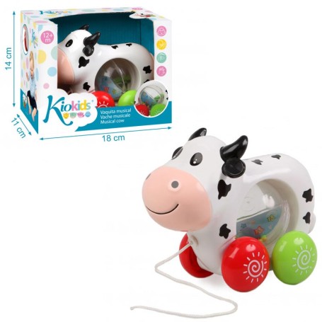 MUCCA GIOCATTOLO TRAINABILE CON LUCI E SUONI KIOKIDS 02175