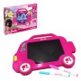 LAVAGNA LUMINOSA BARBIE GLOW A FORMA DI CAMPER CON PENNARELLI NEON MATTEL 5114