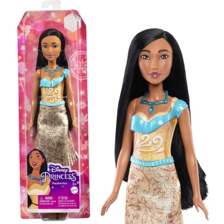 BAMBOLA PRINCIPESSE DISNEY 30 CM POCAHONTAS MATTEL HLW02 HLW07