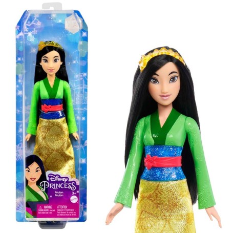 BAMBOLA PRINCIPESSE DISNEY 30 CM MULAN MATTEL HLW02 HLW14