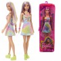 BAMBOLA BARBIE FASHIONISTAS 30 CM VESTITO COLORATO BIONDA MATTEL HBV22 GRB55
