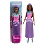BAMBOLA BARBIE DREAMTOPIA 30 CM PRINCIPESSA BRUNA ROSA VIOLA MATTEL HGR00 HGR02 OFF