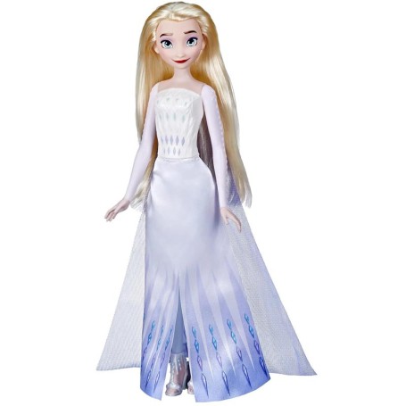 BAMBOLA 30 CM DISNEY FROZEN 2 ELSA CON VESTITO BIANCO HASBRO F35235