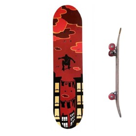 SKATEBOARD DOPPIA STAMPA 80 CM GVC 9604