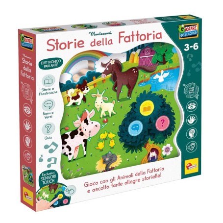 LE STORIE DELLA FATTORIA BABY MONTESSORI INTERATTIVO IN LEGNO LISCIANI 107391